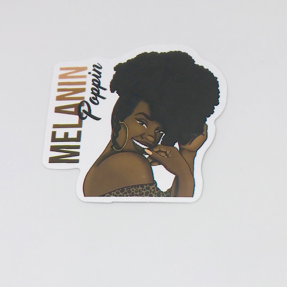 Shy Poppin Single Waterproof Matte Decor Single Sticker
